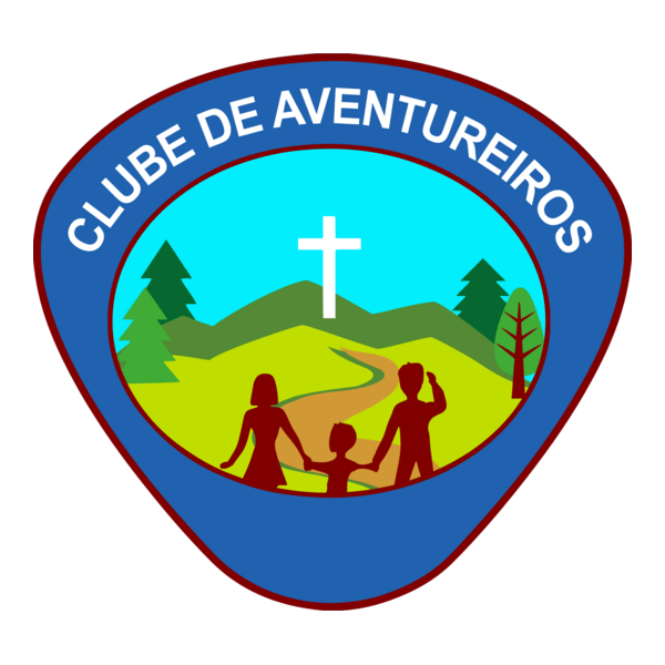 Camiseta Clube Aventureiros Símbolo Estonada Cristã Feminina Masculina 100% algodão Confortável