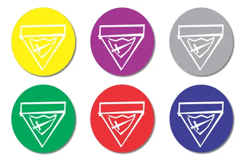 6 Quadros Classes Desbravadores Igreja Adventista Mdf Decora Preto Marrom-claro